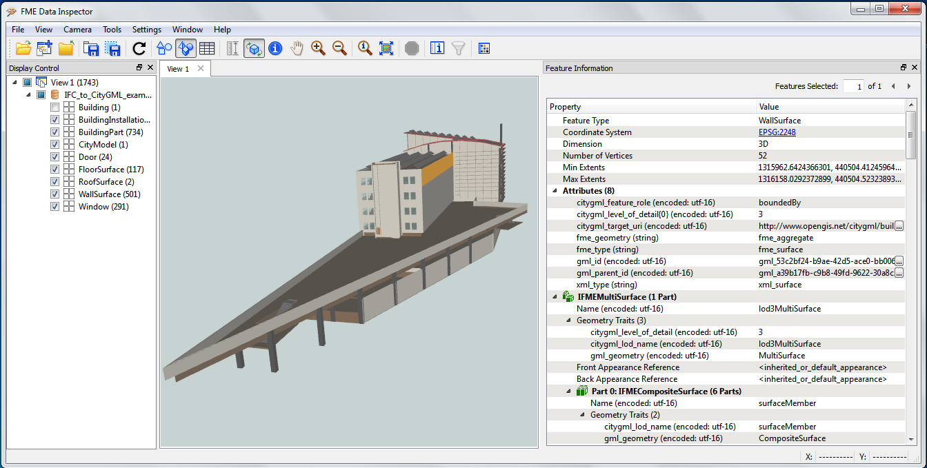 BIM to GIS (Advanced) IFC LOD 200 to LOD 3