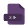 地理数据文件（GDF）徽标