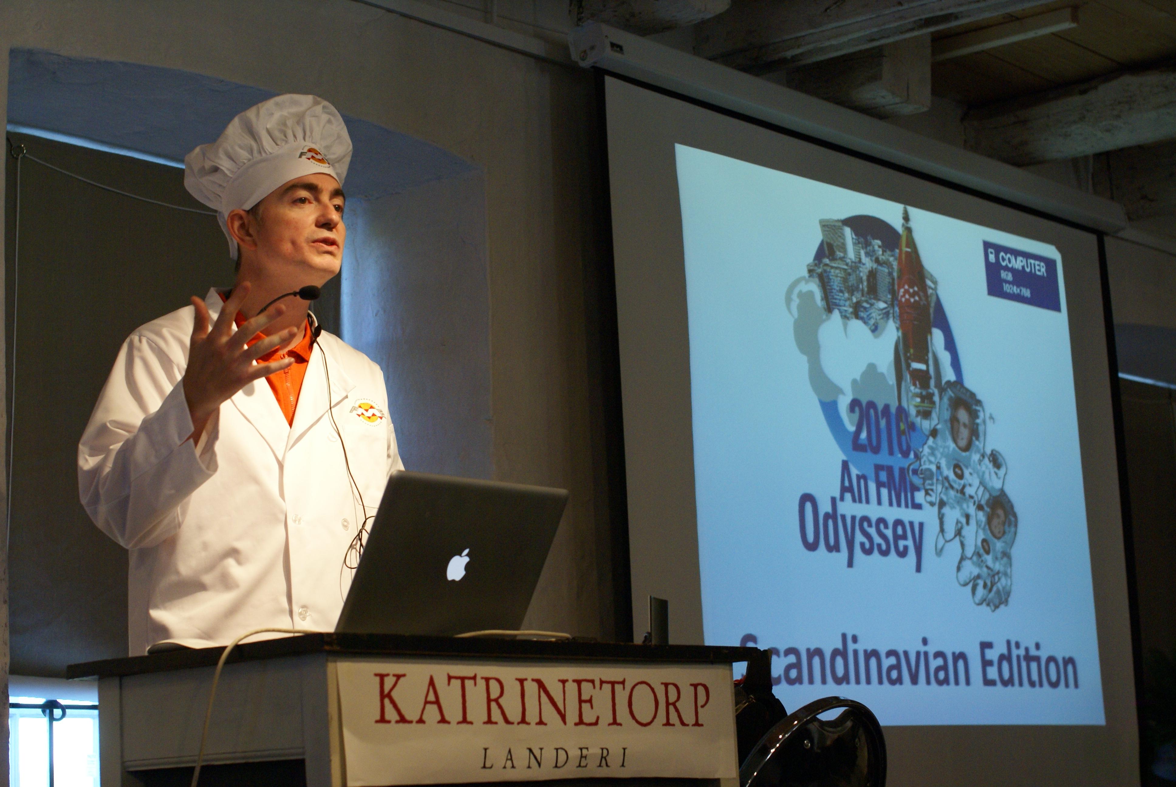 Dale at the FME Scandinavian User Conference