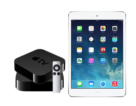 2014 FME World Cup of Data prizes - iPad Mini and Apple TV