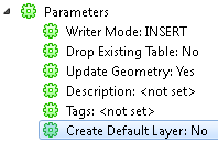 GME Writer - Create Default Layer