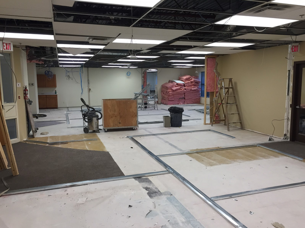 Current construction at Safe Software to add multiple new offices.