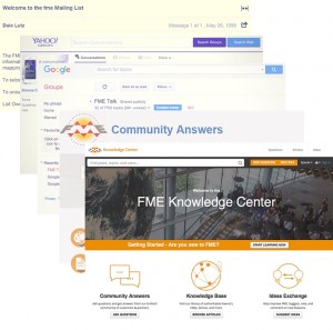 The evolution of the FME user community.