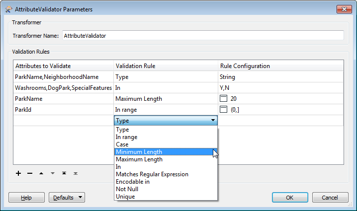 AttributeValidatorGUI