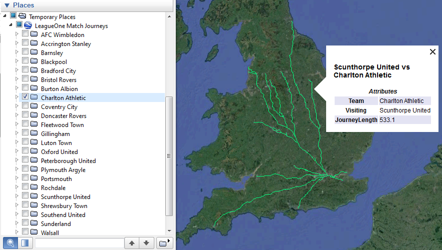 London football geography