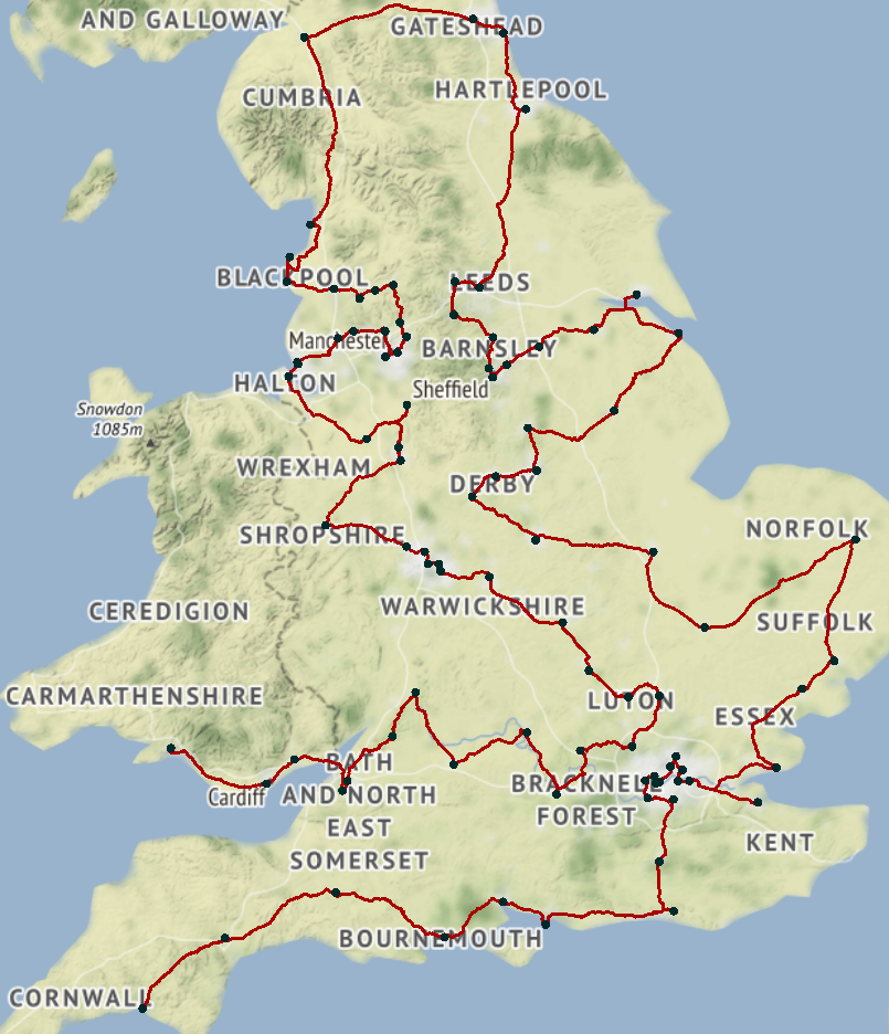 London football geography