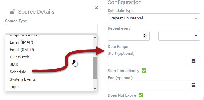 Automations Source Config