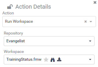 Automations Action Config