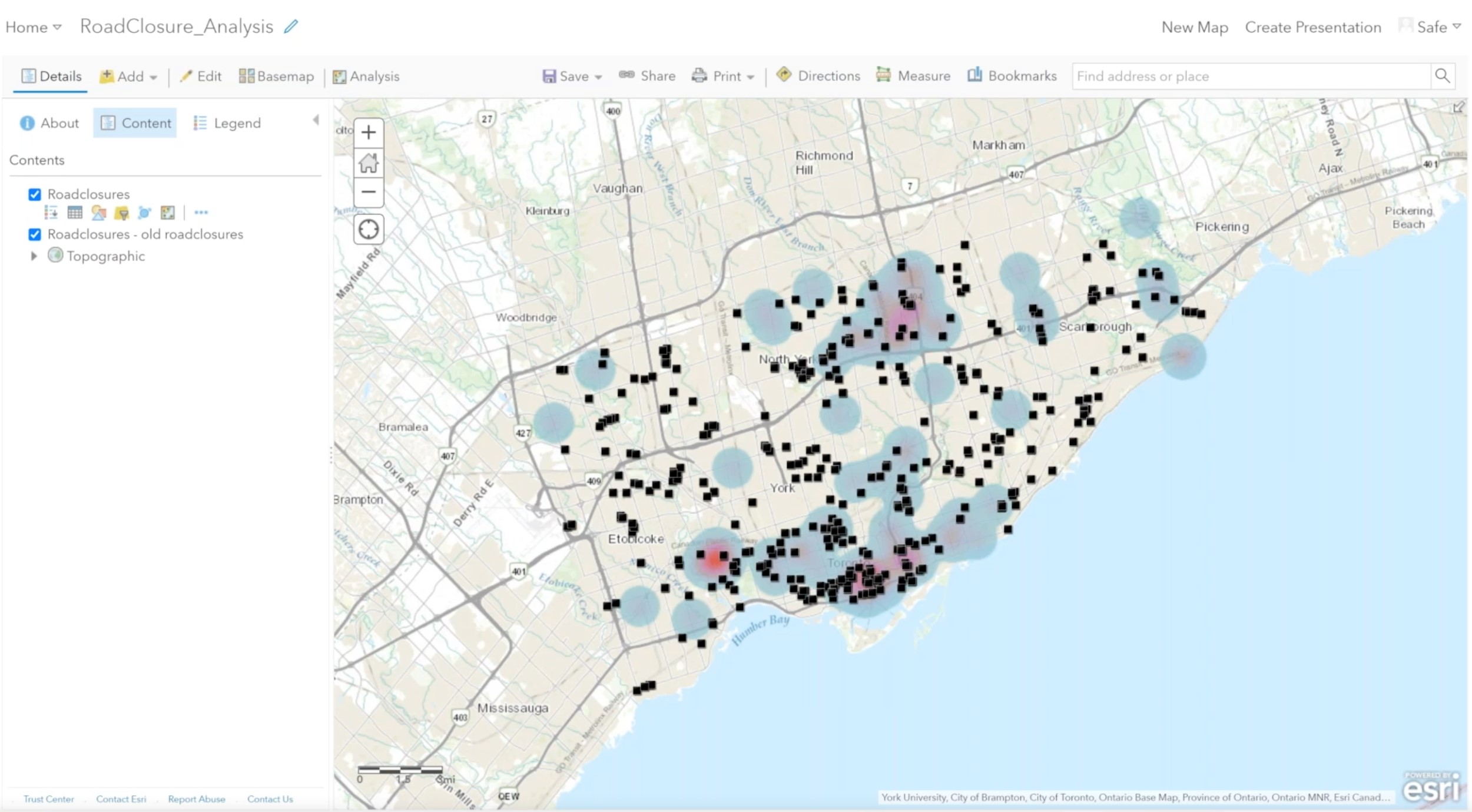 web map is generated from a change tracking workflow that is powered by change data capture