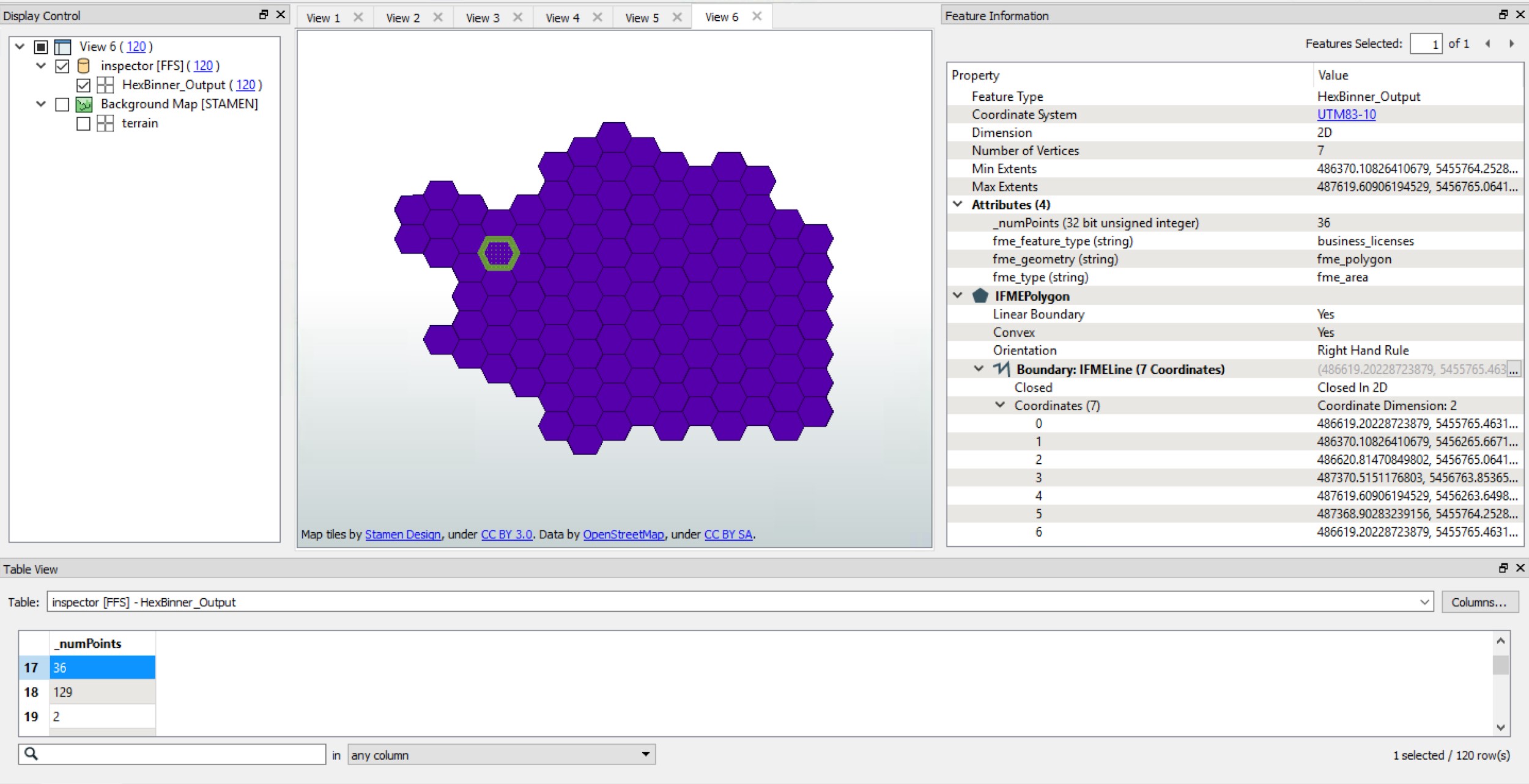 shows how you can hex-nize with tableau's hexbinner