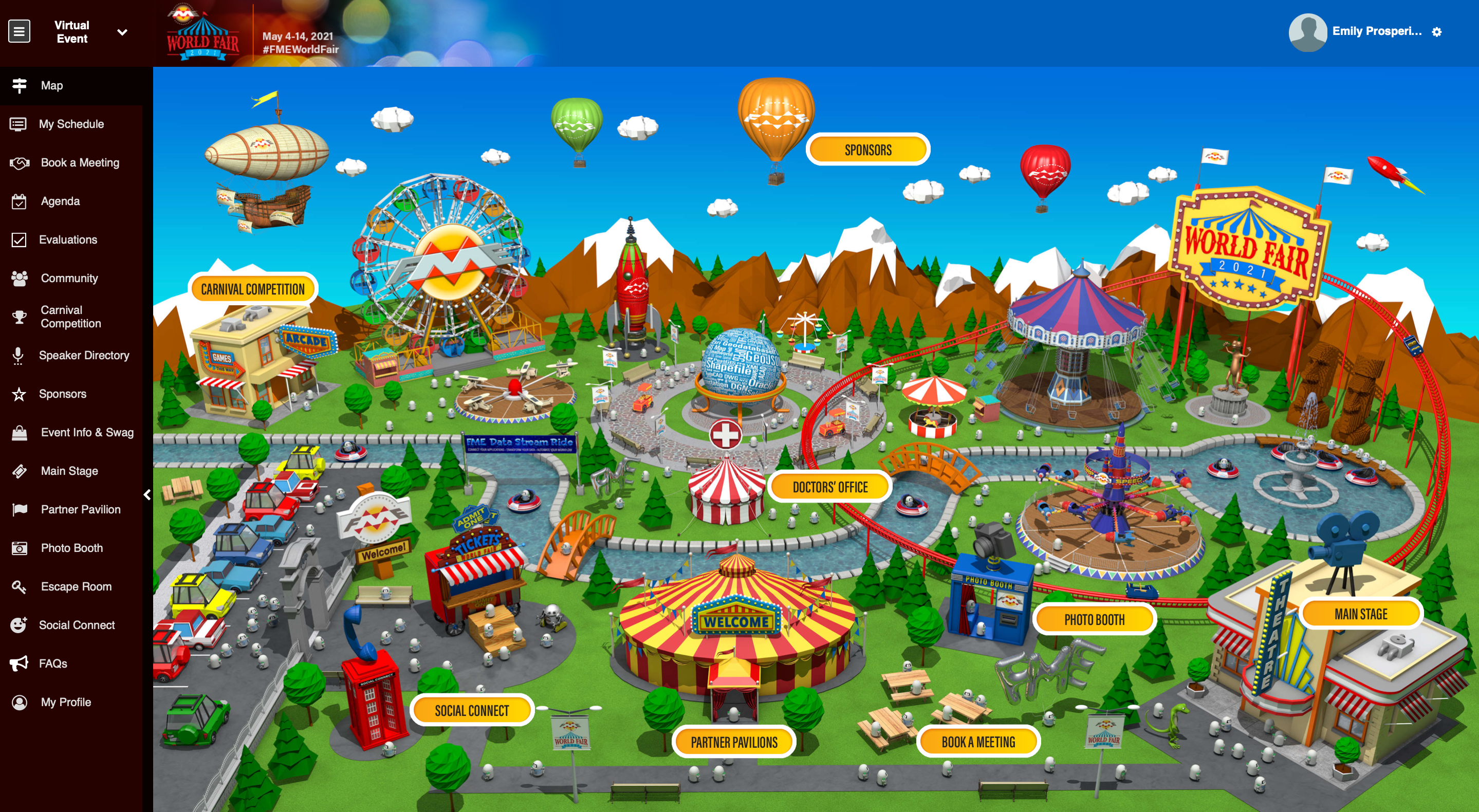How FME World Fair - a Virtual Event - looks!