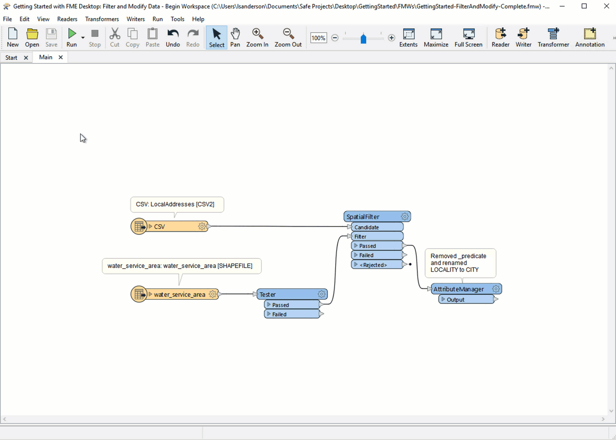 diffing and merging in fme