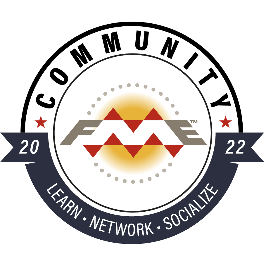 Logo of FME Community 2022. FME Community is one of the top learning resources for your FME journey
