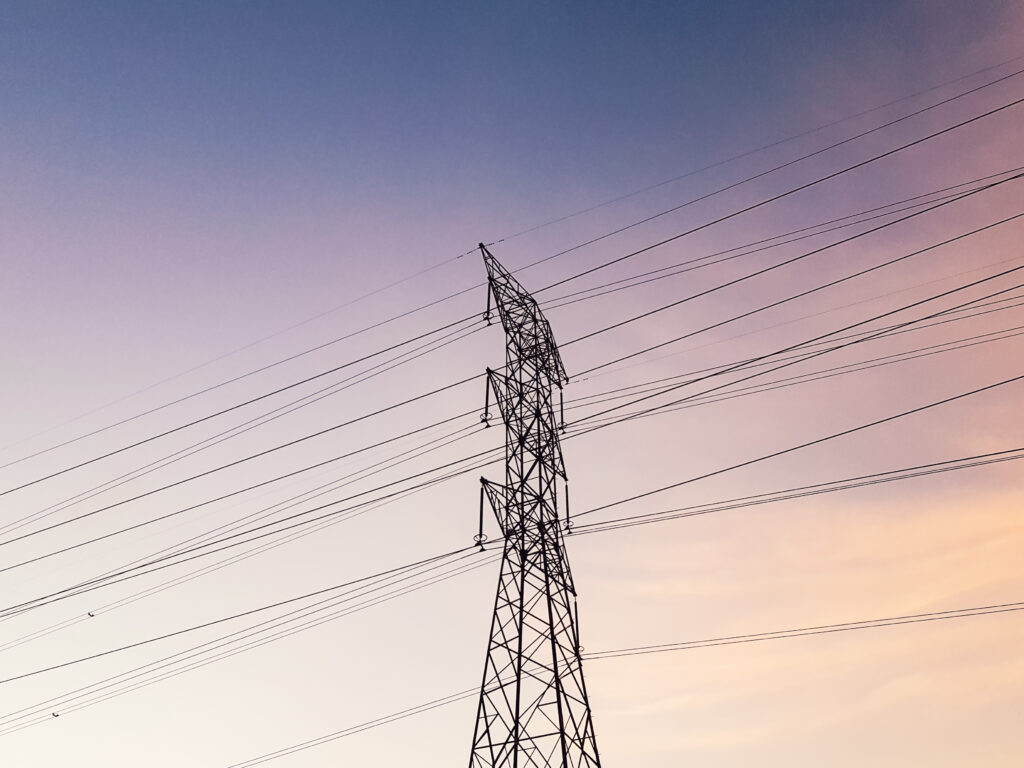 Sunset Powerlines