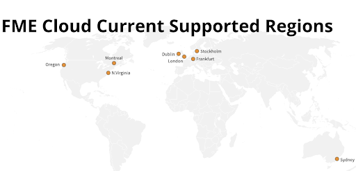 map that shows regions that fme support and will continue to expand