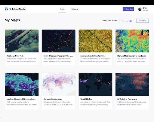 best ways to visualize data with Unfolded