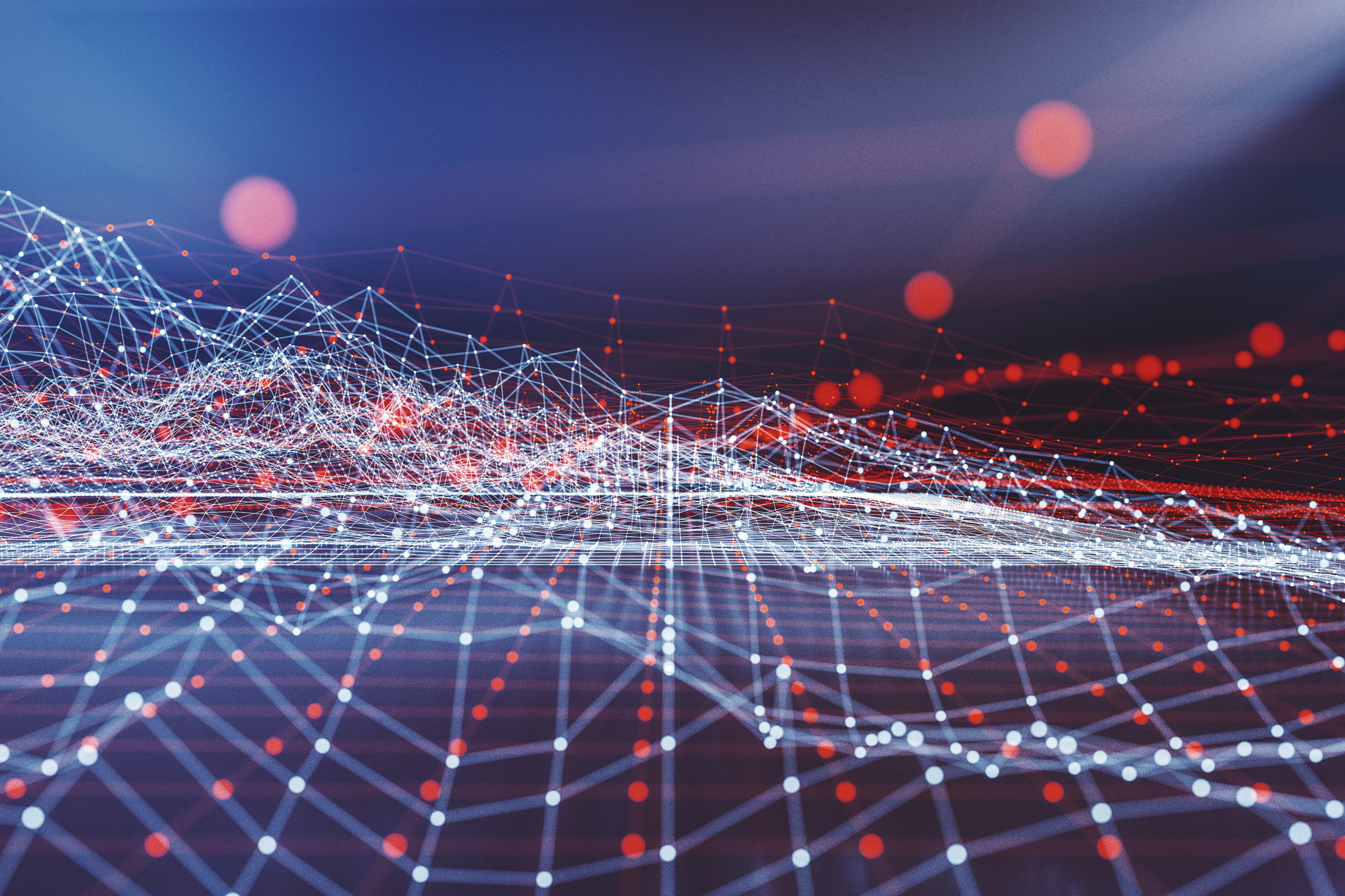 Abstract data wire-frame graph model