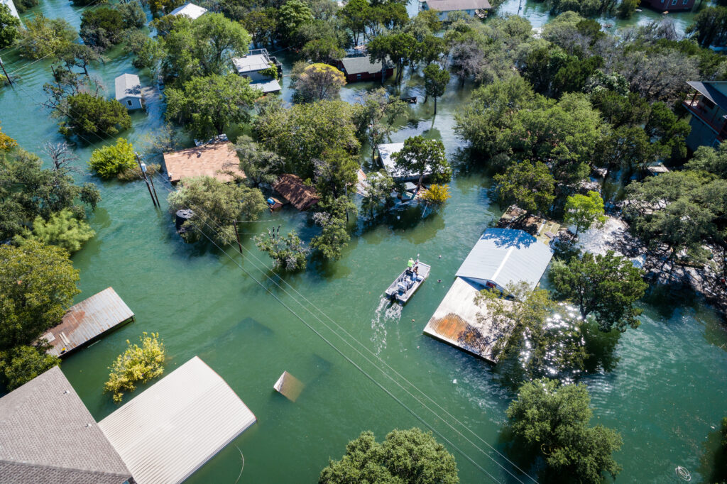 Flooding Rescue Boat