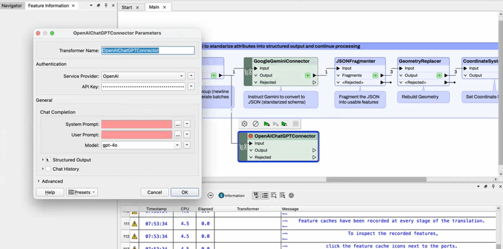 Leveraging FME by Safe to build data pipelines and agentic systems