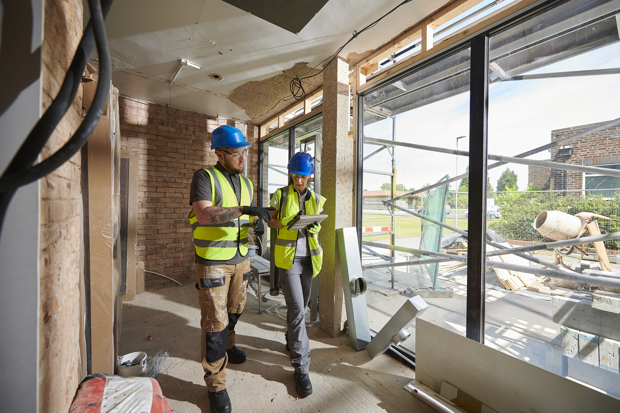 Construction workers