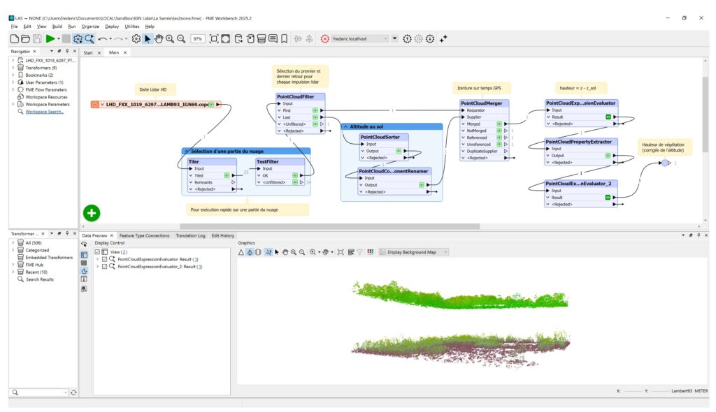 LIDAR workflow